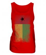 Guinea Bissau Faded Flag Ladies Vest