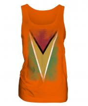 Guyana Faded Flag Ladies Vest