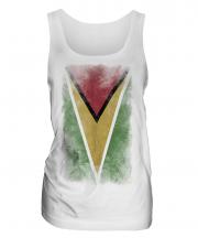 Guyana Faded Flag Ladies Vest