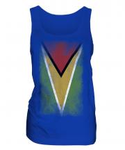 Guyana Faded Flag Ladies Vest