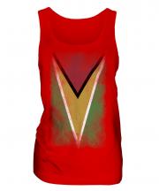 Guyana Faded Flag Ladies Vest
