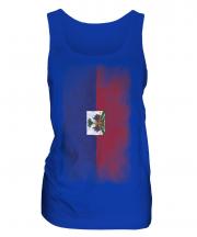 Haiti Faded Flag Ladies Vest