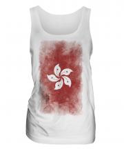 Hong Kong Faded Flag Ladies Vest