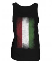 Hungary Faded Flag Ladies Vest