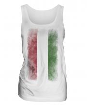 Hungary Faded Flag Ladies Vest