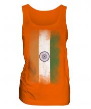 India Faded Flag Ladies Vest