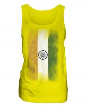 India Faded Flag Ladies Vest