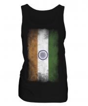 India Faded Flag Ladies Vest
