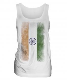India Faded Flag Ladies Vest