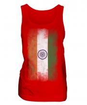 India Faded Flag Ladies Vest