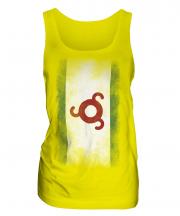 Ingushetia Faded Flag Ladies Vest