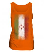 Iran Faded Flag Ladies Vest