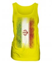 Iran Faded Flag Ladies Vest