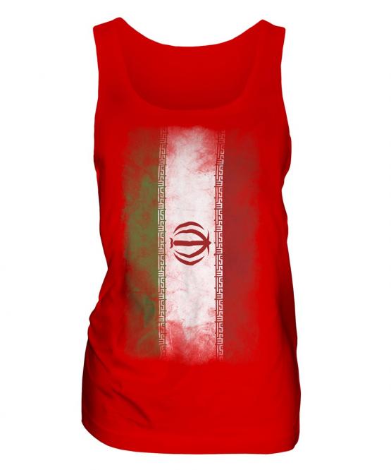 Iran Faded Flag Ladies Vest