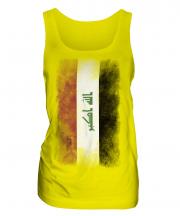 Iraq Faded Flag Ladies Vest