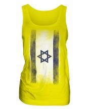 Israel Faded Flag Ladies Vest