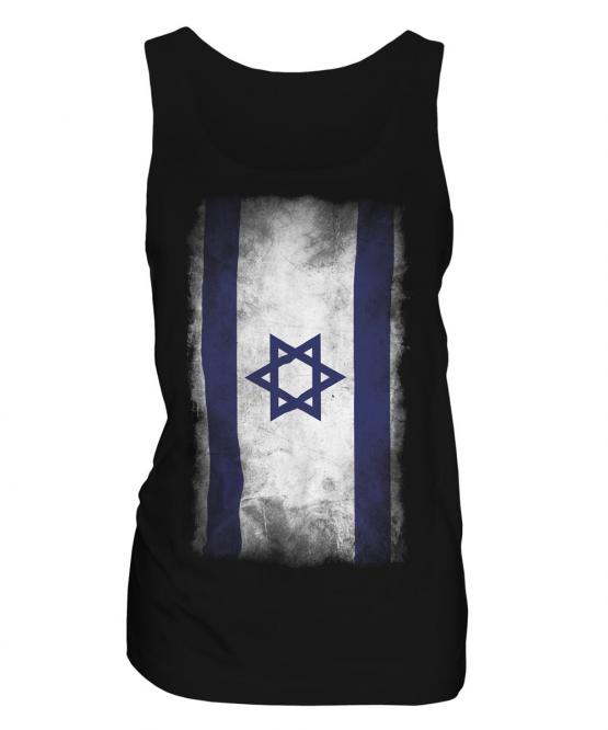 Israel Faded Flag Ladies Vest
