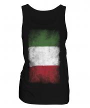 Italy Faded Flag Ladies Vest