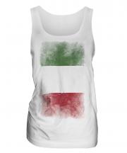 Italy Faded Flag Ladies Vest