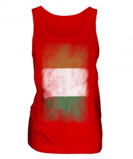Ivory Coast Faded Flag Ladies Vest