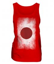 Japan Faded Flag Ladies Vest