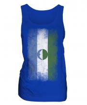 Kabardino-Balkaria Faded Flag Ladies Vest