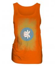 Kalmykia Faded Flag Ladies Vest