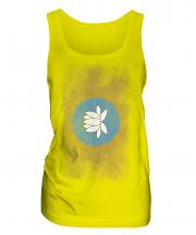 Kalmykia Faded Flag Ladies Vest