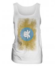 Kalmykia Faded Flag Ladies Vest