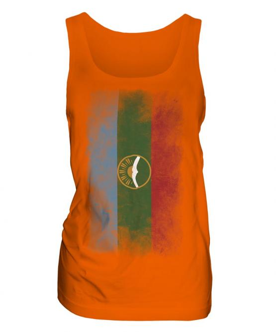 Karachay-Cherkessia Faded Flag Ladies Vest