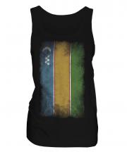 Karakalpakstan Faded Flag Ladies Vest