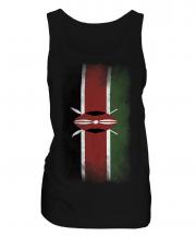 Kenya Faded Flag Ladies Vest