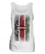 Kenya Faded Flag Ladies Vest