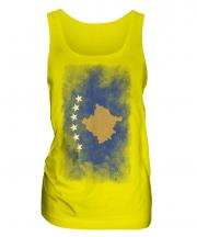 Kosovo Faded Flag Ladies Vest