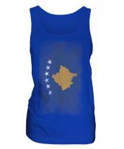 Kosovo Faded Flag Ladies Vest