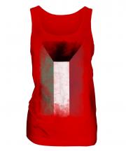 Kuwait Faded Flag Ladies Vest