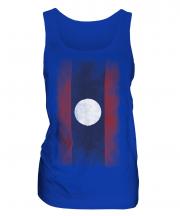 Laos Faded Flag Ladies Vest