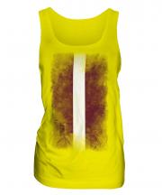 Latvia Faded Flag Ladies Vest