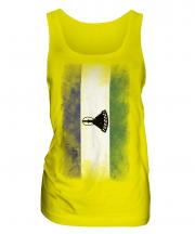 Lesotho Faded Flag Ladies Vest