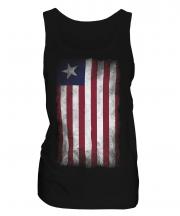 Liberia Faded Flag Ladies Vest