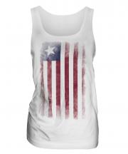 Liberia Faded Flag Ladies Vest