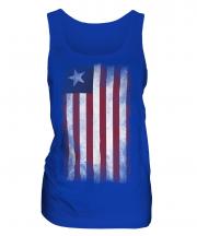 Liberia Faded Flag Ladies Vest