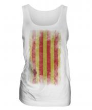 Catalonia Faded Flag Ladies Vest