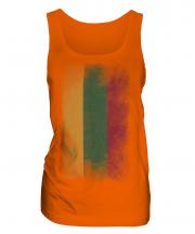 Lithuania Faded Flag Ladies Vest