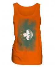 Macau Faded Flag Ladies Vest