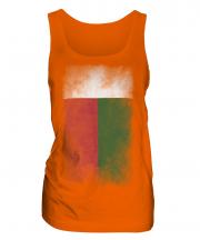 Madagascar Faded Flag Ladies Vest