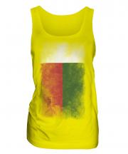 Madagascar Faded Flag Ladies Vest