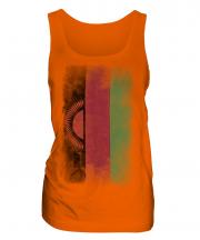 Malawi Faded Flag Ladies Vest