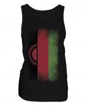 Malawi Faded Flag Ladies Vest