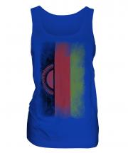 Malawi Faded Flag Ladies Vest